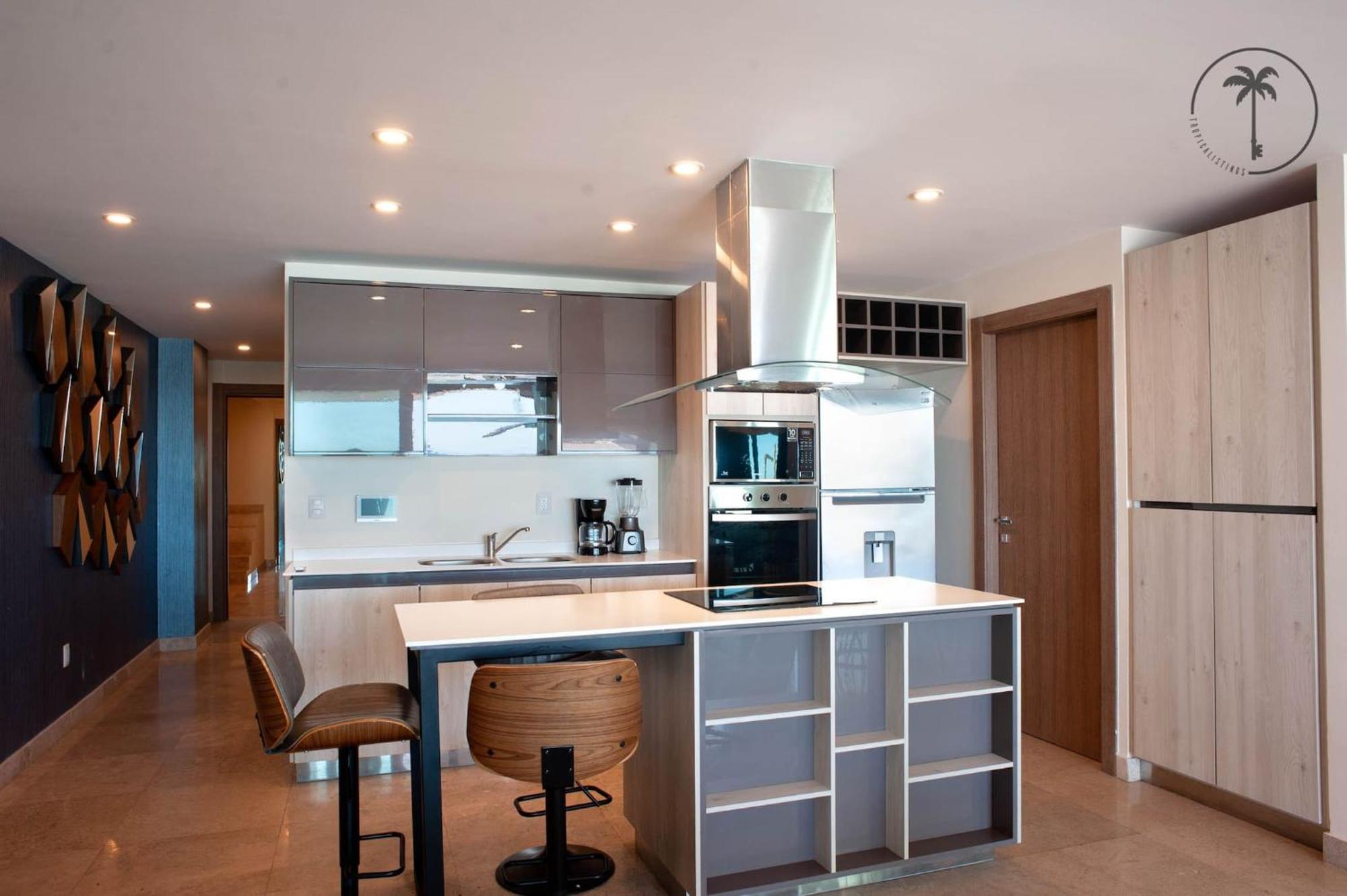 Stylish Apt. W/ Rooftop, Infinity Pool & Sea View Apartamento Mazatlán