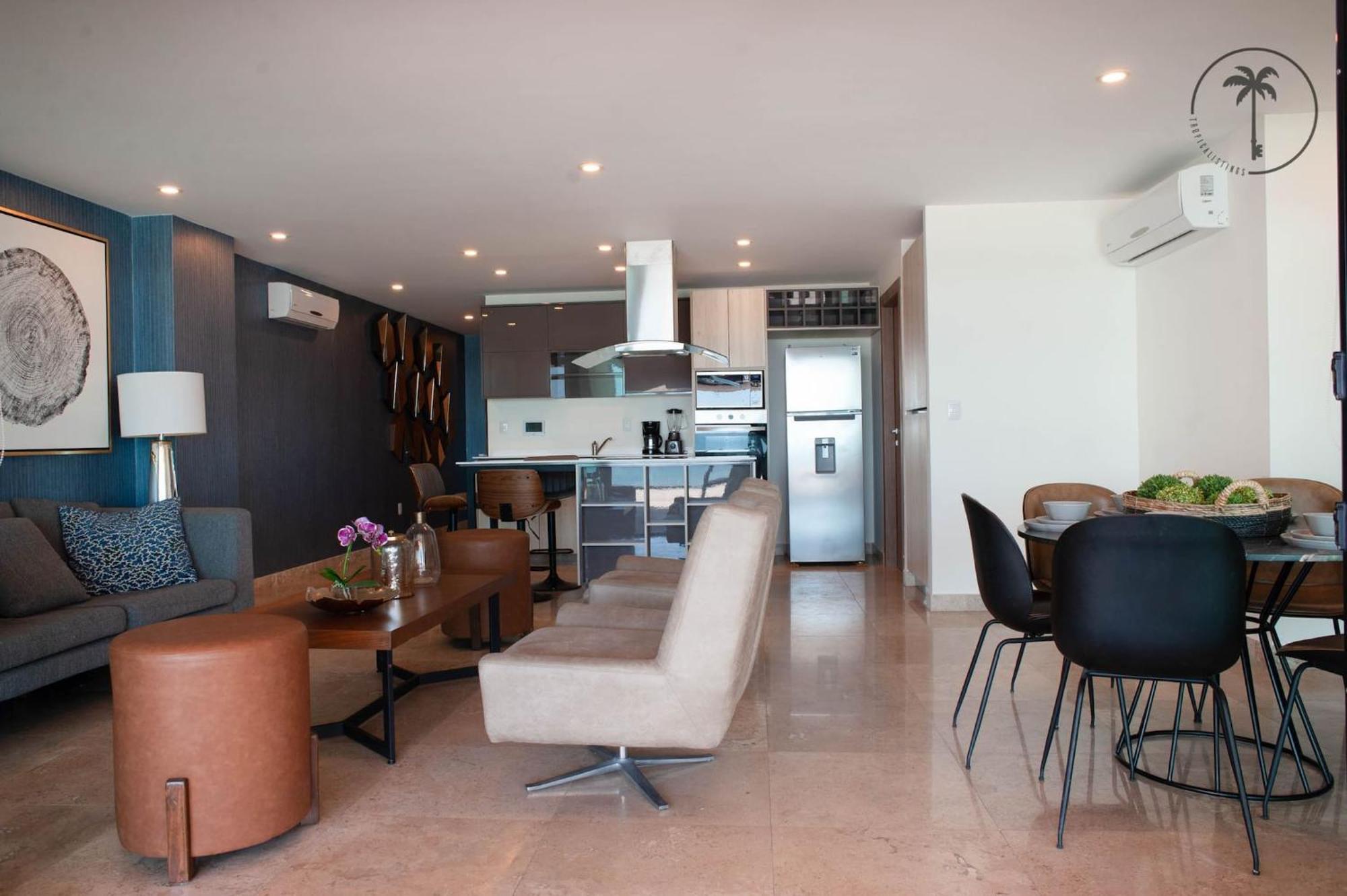 Stylish Apt. W/ Rooftop, Infinity Pool & Sea View Apartment